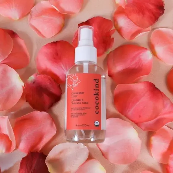 cocokind Rosewater Facial Toner - 4oz image {4}