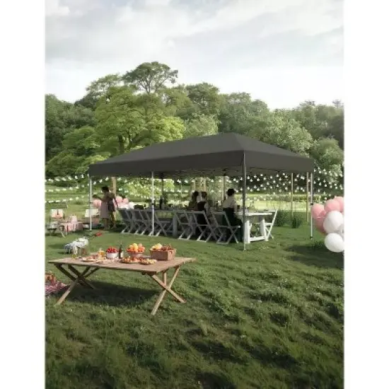 10'x20' Pop Up Canopy Tent, Easy to Set Up and Take Down, Waterproof UV Outdoor Events for Farmer Market, Party, Event, Patio image {5}