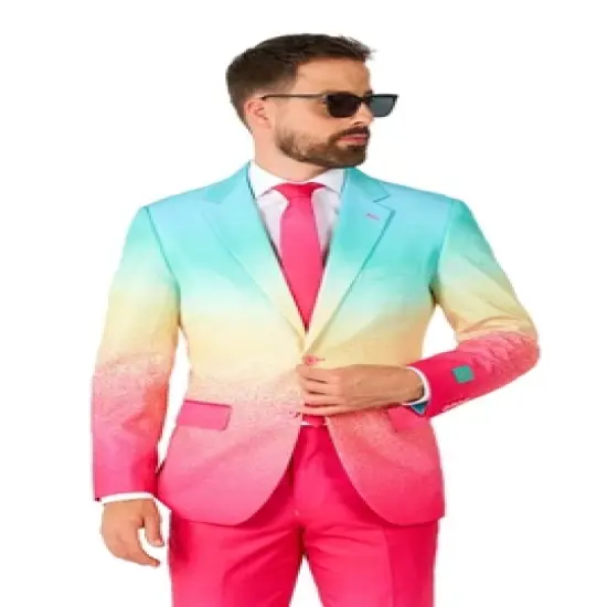 OppoSuits Men's Suit - Funky Fade - Pink image {2}