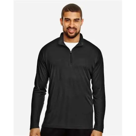 EG PRO Men Pullover Quarter Zip Athletic Zone Performance image {6}