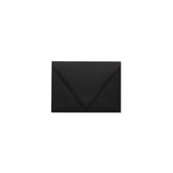 LUX A6 Contour Flap Envelopes 4 3/4 x 6 1/2 50/Box Midnight Black 1875-B-50 image {1}