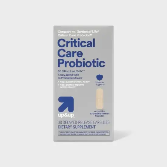 Critical Care Probiotic Capsules - 30ct - up&up&trade; image {5}