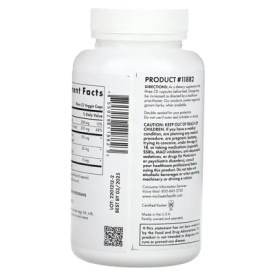 Michael's Health Sleep Factors, 90 Vegan Capsules image {2}