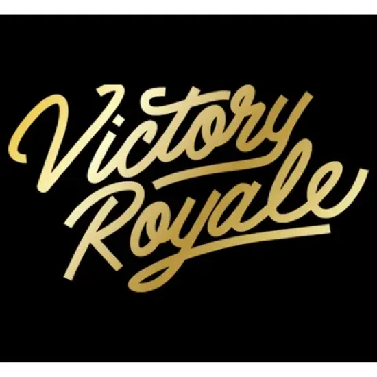 Boy's Fortnite Victory Royale Gold Script T-Shirt image {1}
