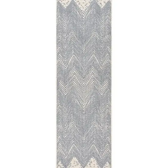 nuLOOM Carina Chevron Waves Indoor/Outdoor Area Rug image {21}