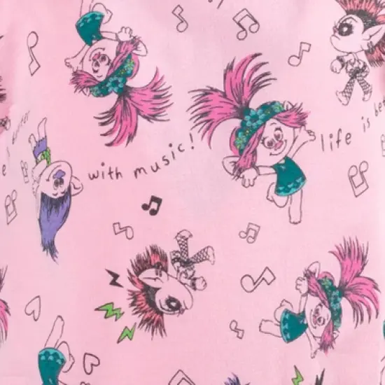 DreamWorks Trolls Poppy Girls French Terry Sleeveless Romper Toddler to Big Kid  image {3}