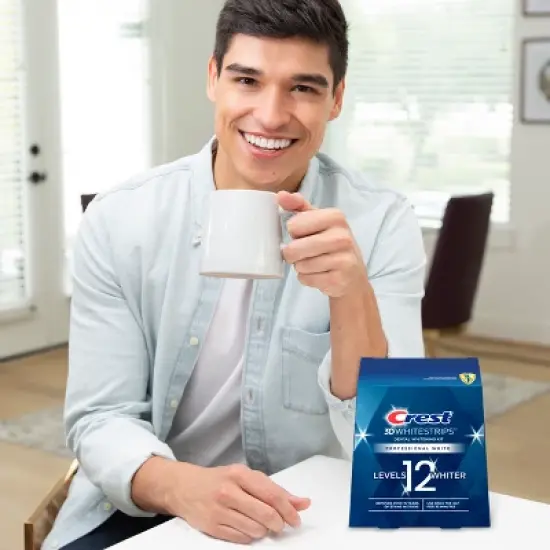 Crest 3D Whitestrips Professional Enamel Safe Teeth Whitening Kit - 20ct image {4}
