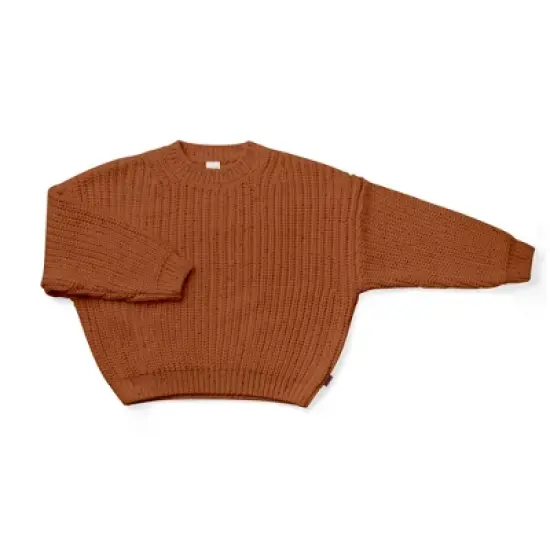 Goumikids Toddler Organic Cotton Chunky Knit Sweater image {7}