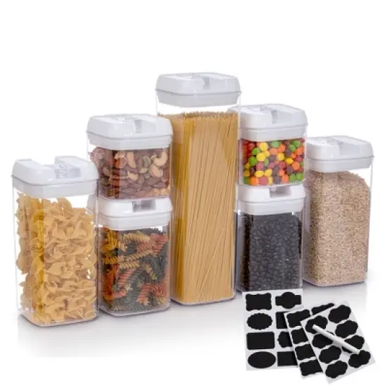 Cheer Collection Airtight Food Storage Containers, Set of 7 image {7}