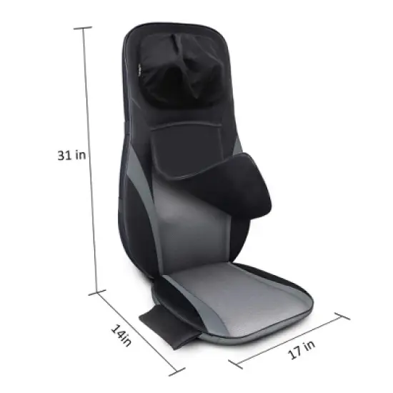 Snailax Shiatsu Back Massager with Heat - Deep Kneading Massage Chair Pad image {5}