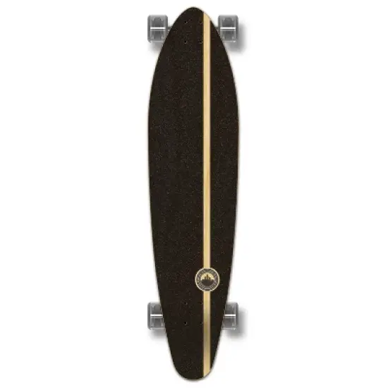 Yocaher 40" Kicktail Longboard - Checker White image {1}