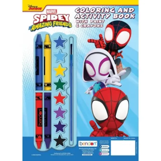 Spidey & his Amazing Friends Crayon & Paint Activity Book image {1}