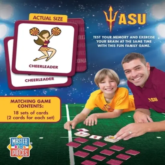 MasterPieces Officially Licensed NCAA Arizona State Sun Devils Matching Game for Kids and Families image {3}