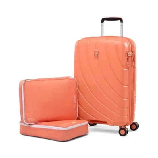 Atlantic&reg; 3 Pc Luggage Set - Carry-on Exp Hardside Spinner & 2 Large Washable Packing Cubes image {5}