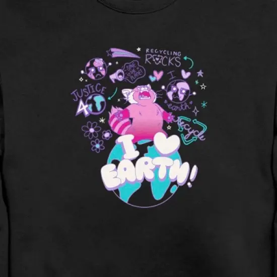 Men's Turning Red Justice 4 Earth Sweatshirt image {1}