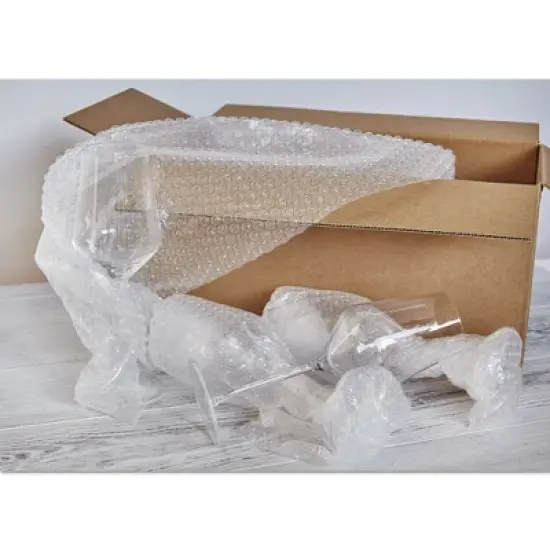 Sealed Air Recycled Bubble Wrap, Light Weight 0.31" Air Cushioning, 12" x 100 ft image {3}
