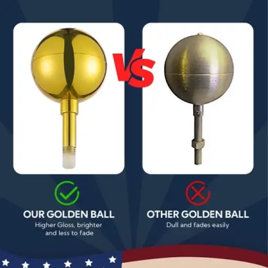 Yescom 30 ft Telescopic Lightweight Aluminum Flag Pole Kit image {3}