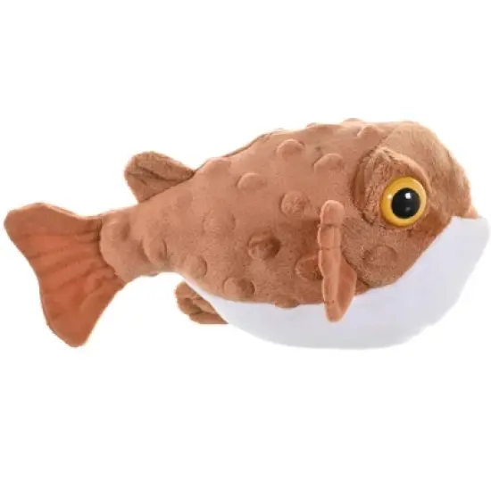 Wild Republic Cuddlekins Mini Pufferfish Stuffed Animal, 8 Inches image {3}