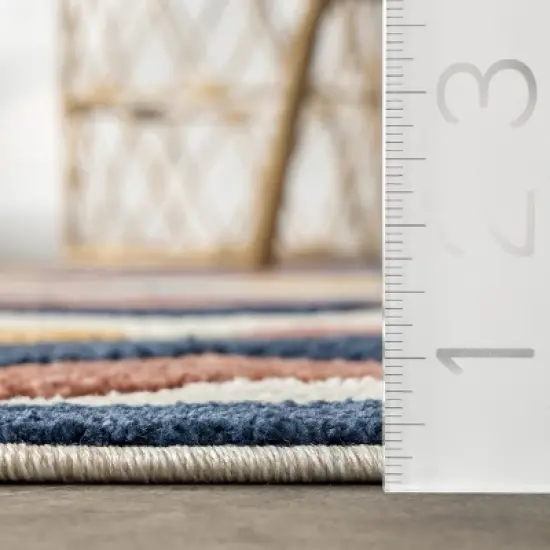 nuLOOM Salena Transitional Diamond Indoor/Outdoor Patio Area Rug image {2}