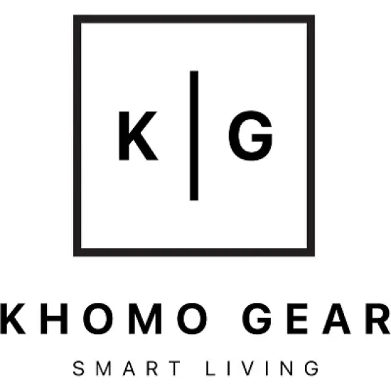 KHOMO GEAR Heavy Duty Outdoor Furniture Cover - Waterproof Square & Rectangular Covers with Air Vents - for Ottoman, Tables - Gray image {7}