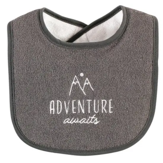 Hudson Baby Infant Boy Cotton Terry Drooler Bibs with Fiber Filling, Boy Woodland, One Size image {10}