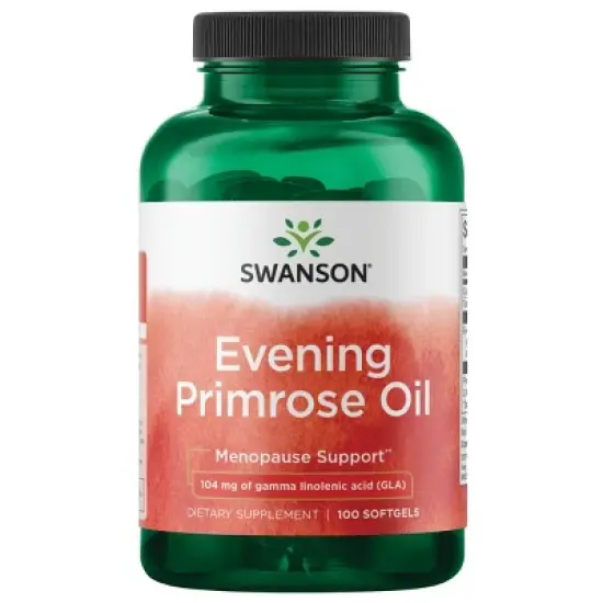 Swanson Evening Primrose Oil, Promotes Hormone Balance & Helps Alleviate Menstrual Cramps, Supports Skin Health, 1.3 g (100 Softgels) image {4}