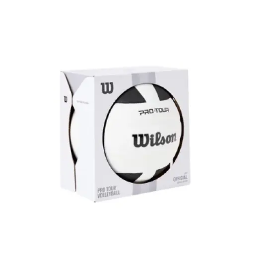 Wilson Pro Tour Volleyball - Blue/White: Synthetic Leather, 2-Ply Butyl Bladder image {4}