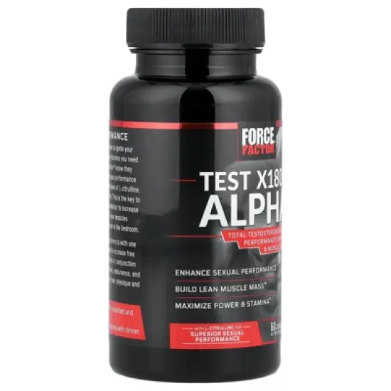 Force Factor Test X180 Alpha&reg;, 60 Capsules image {3}