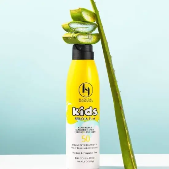 Black Girl Sunscreen Kids' Spray & Play Sunscreen - SPF 50 - 6oz image {2}