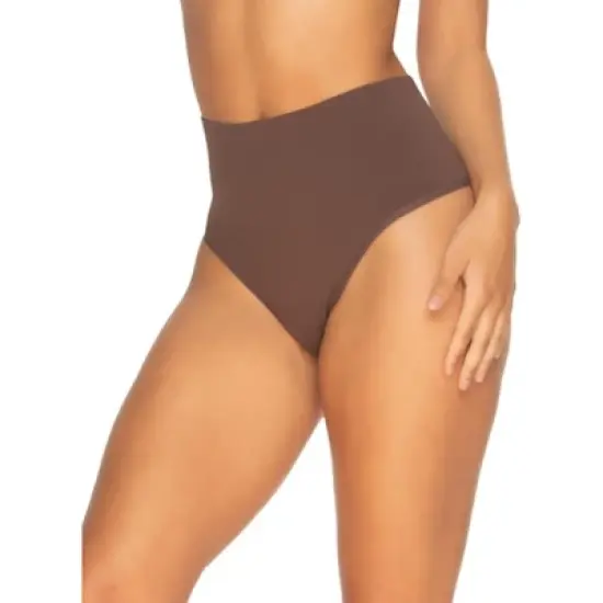 Felina Women's Fusion Waist Shapewear Thong image {3}