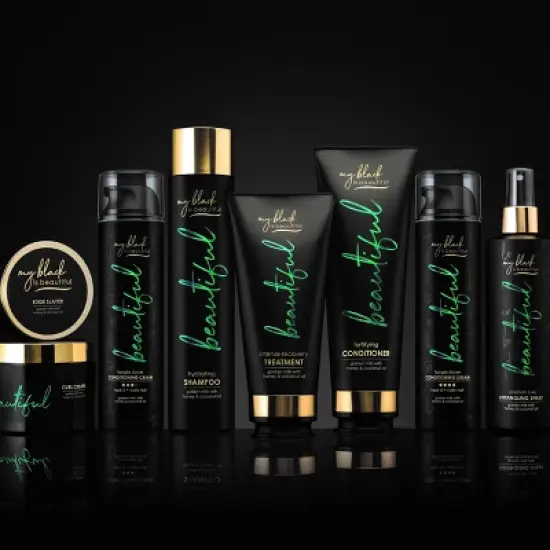 My Black is Beautiful Sulfate Free Moisturizing Luxe Detangler Spray with Golden Milk for Curly Hair-7.6 fl oz image {2}