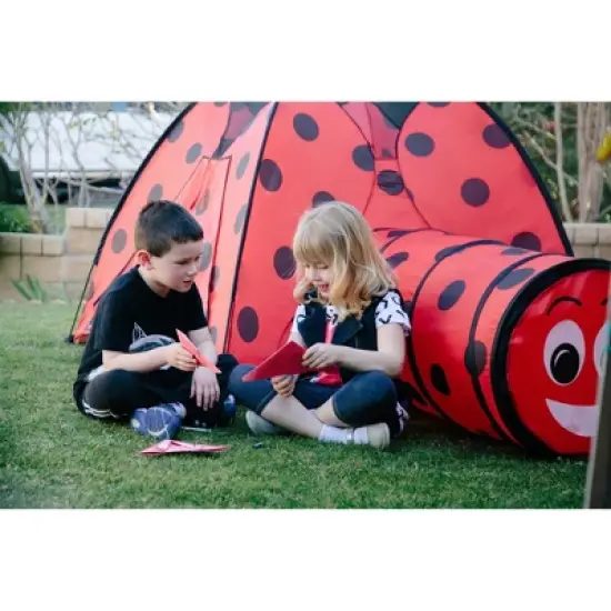 Pacific Play Tents Kids Ladybug Tent and Tunnel Combo image {7}