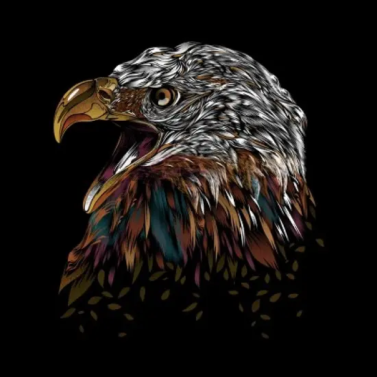 Men's Design By Humans WILD EAGLE By Dandingeroz Tank Top image {1}