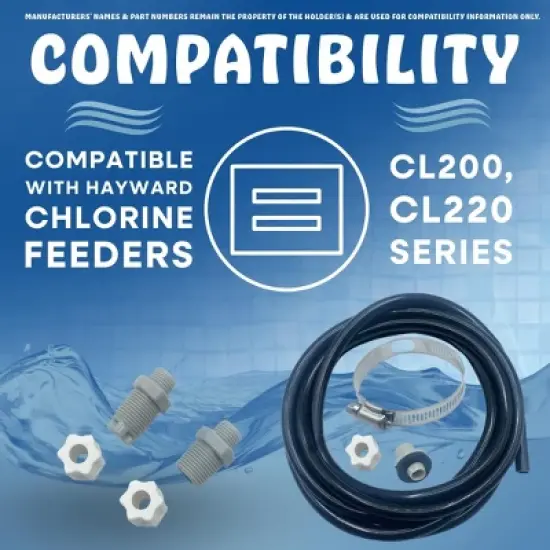 Poolzilla Offline Feeder Connection Pack - Compatible with Hayward CL200, CL220 Feeders image {4}