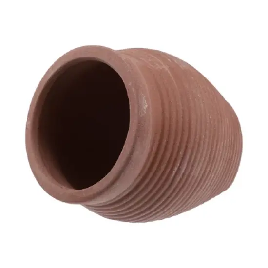 Unique Bargains Ceramic Aquarium Hideaway Rock Cave Fish Tank Decoration Red Brown 2.91"x2.87"x2.91" image {5}