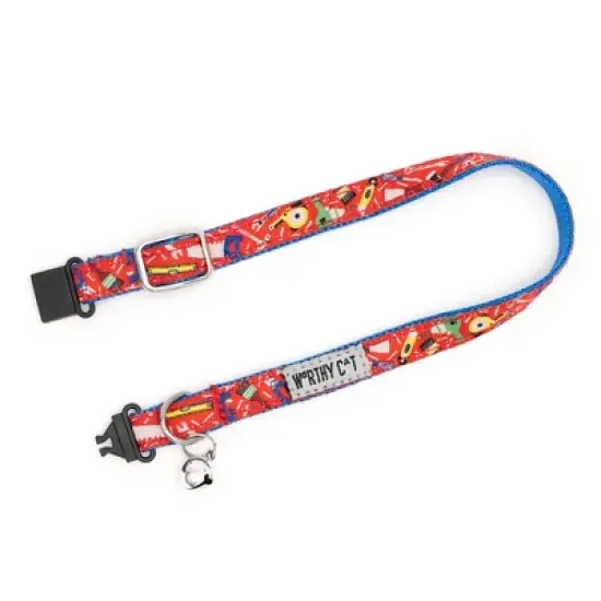 The Worthy Dog Tools Breakaway Adjustable Cat Collar image {1}