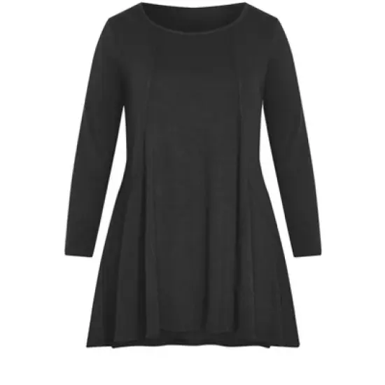 Women's Plus Size Zee Tunic - black | ZIM & ZOE image {2}