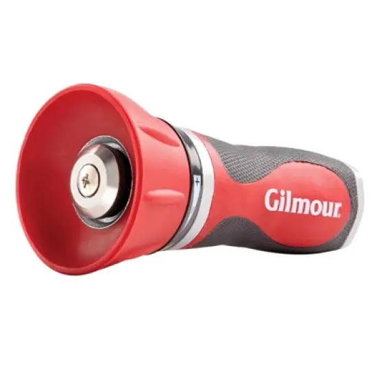 Gilmour 1 Pattern Adjustable Metal Fireman's Nozzle image {1}