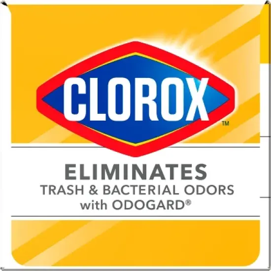 Glad Small Drawstring Trash Bags - Clorox Lemon Fresh - 4 Gallon image {14}