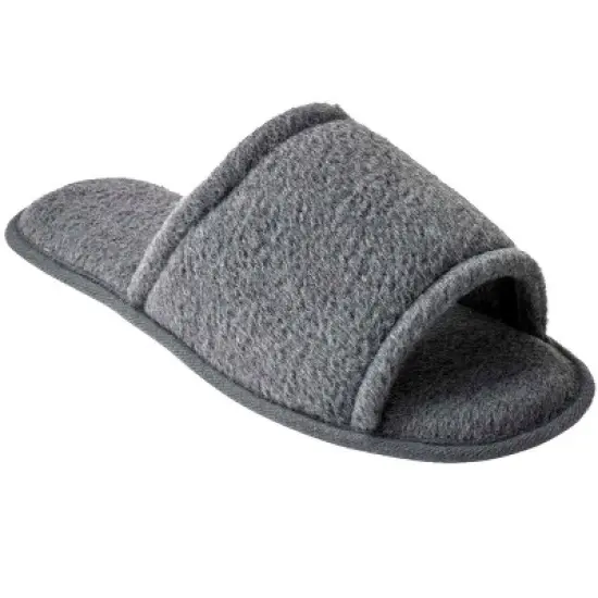 KingSize Men's Wide Width Fleece lined slide slipper image {2}