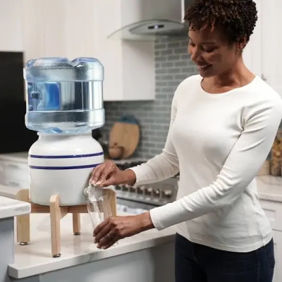 Primo Water Countertop Water Dispenser: White Beverage Server for Cold Drinks, Dishwasher-Safe, 1-Year Warranty image {6}