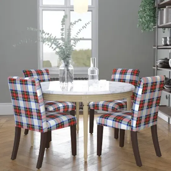 Hendrix Dining Chair in Plaid - Skyline Furniture image {6}