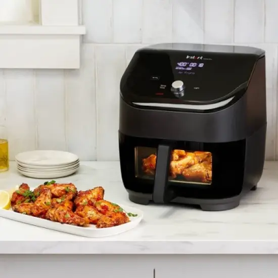 Instant Pot Vortex Plus 6qt Air Fryer with ClearCook - Black: 1800W, 1 Year Warranty, Airfryer Sale image {2}
