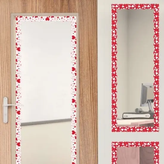 Big Dot of Happiness Valentine's Day Hearts - Scalloped Classroom Decor - Bulletin Board Borders - 51 Feet image {4}