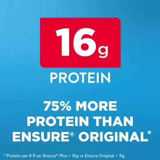 Ensure Plus Nutritional Shake, Strawberry, 8 oz, Case of 24 image {3}