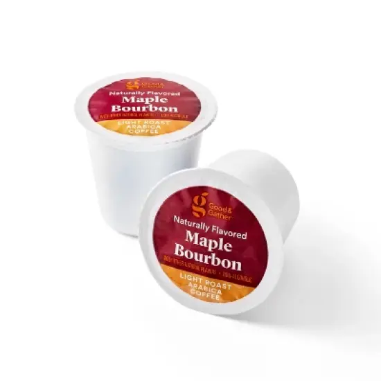 Naturally Flavored Maple Bourbon Light Roast Coffee Pods - 16ct - Good & Gather&trade; image {3}