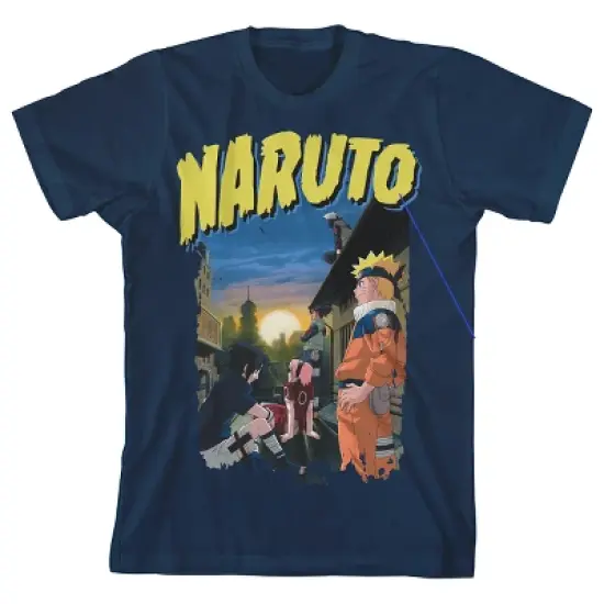 Naruto Multi-Character Youth 3-Pack Crew Neck Short Sleeve T-shirts image {2}