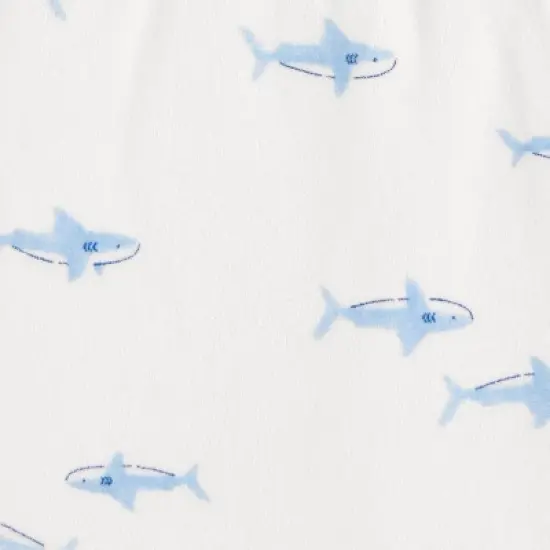 Carter's Just One You&reg;️ Baby Shark Robe - Blue: Midweight Cotton Polyester Bath Wrap image {1}