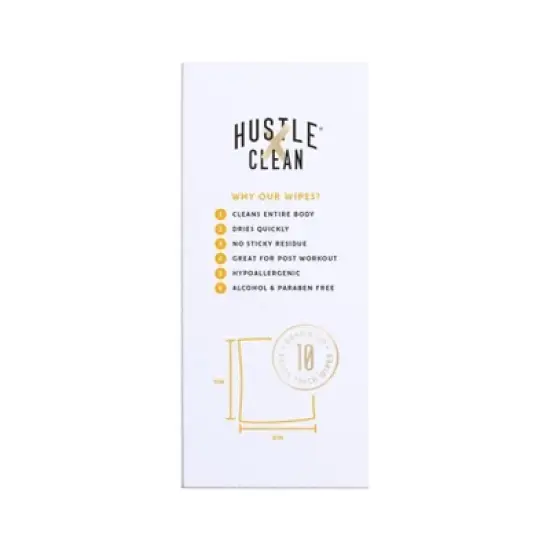 Hustle Clean Body Wipes - Fresh Scent image {9}
