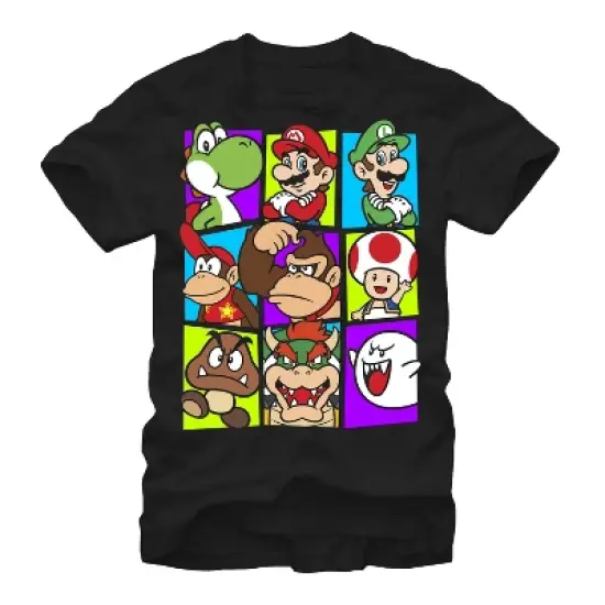 Men's Nintendo Mario Cast T-Shirt image {3}